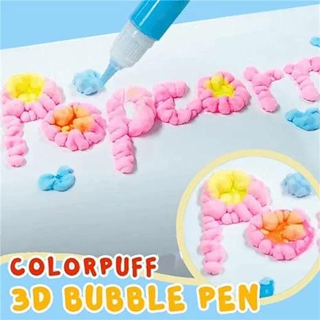 3d magic puffy pen